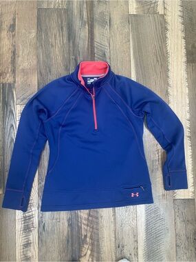 Under Armour cold gear pull over jacket Wm L